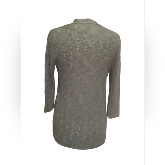 Croft & Barrow Women's Olive Cardigan - Picture 3 of 8